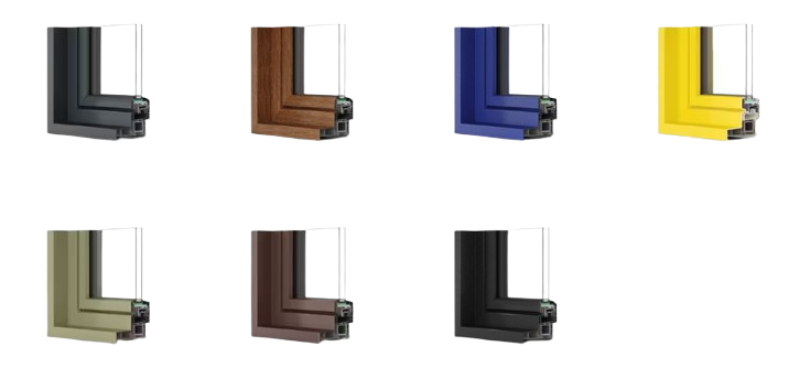  fenêtre pvc RAL 7016