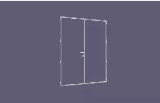 porte 2 vantaux égaux